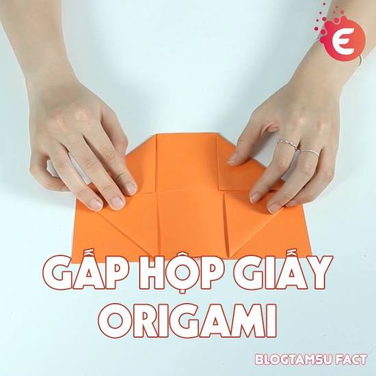 Hướng dẫn cách gấp hộp giấy Orrigami cực đẹp