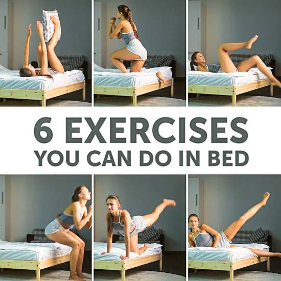 6 bài tập siêu đơn giản ngay tại giường ngủ