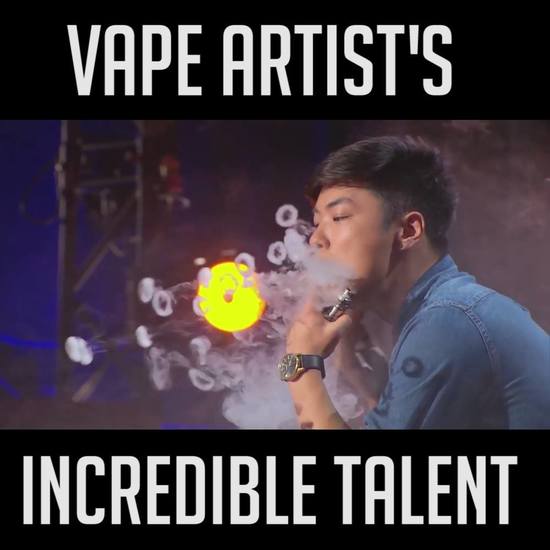 Kinh ngạc màn thả khói nghệ thuật của chàng trai tại France Got Talent !